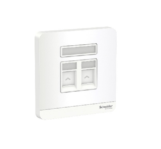E8332RJS5_WE - Bộ ổ cắm mạng cat5e đôi