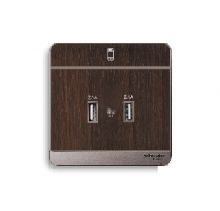E8332USB_WD - Bộ ổ sạc USB đôi 2.1 A