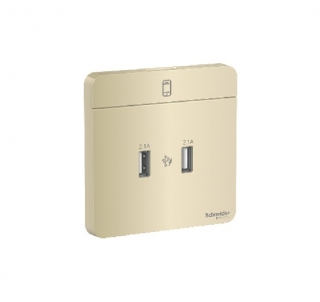 E8332USB_WG - Bộ ổ sạc USB đôi 2.1 A