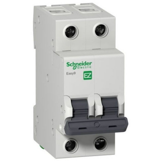 EZ9F34206 - MCB 2P 4.5kA 6A