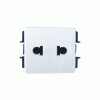 F1426USM_WE_G19 - Ổ cắm đơn 2 chấu, 10A, size M