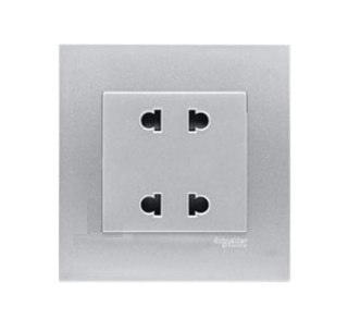KB426US2_AS_G19 - Bộ ổ cắm đôi 2 chấu 10A