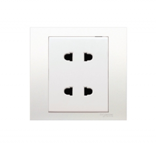 KB426US2_WE_G19 - Bộ ổ cắm đôi 2 chấu 10A