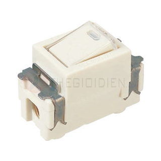 WNG5051W-751-Công tắc đơn có đèn báo khi OFF, 250VAC - 16A WNG5051W-751-Công tắc đơn có đèn báo khi OFF, 250VAC - 16A