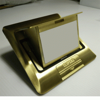 E224F_BAS - Ổ cắm âm sàn cho S-Flexi có đế âm, màu nhũ vàng E224F_BAS - Ổ cắm âm sàn cho S-Flexi có đế âm, màu nhũ vàng