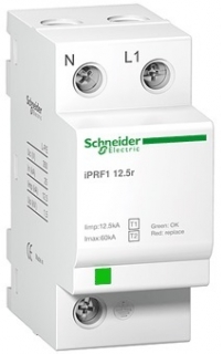 A9L15687 - Chống sét lan truyền 1P+N 230V 40kA - iPRF K, Loại 2 A9L15687 - Chống sét lan truyền 1P+N 230V 40kA - iPRF K, Loại 2