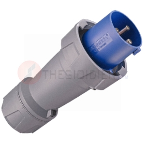 3212-Phích cắm 63A – 3P – 230V – 6H – IP44 3212-Phích cắm 63A – 3P – 230V – 6H – IP44