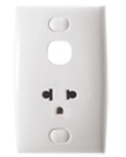 E426UEX_G19 - Bộ ổ cắm đơn 3 chấu và 1 lỗ trống E426UEX_G19 - Bộ ổ cắm đơn 3 chấu và 1 lỗ trống