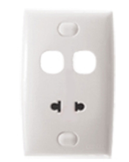 E426UXX_G19 - Bộ ổ cắm đơn 2 chấu và 2 lỗ trống E426UXX_G19 - Bộ ổ cắm đơn 2 chấu và 2 lỗ trống