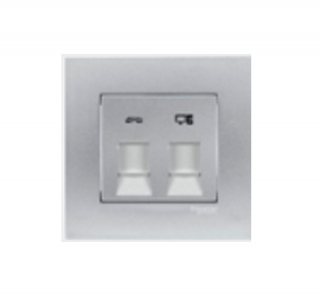 KB32TS_RJ5E_AS - Bộ ổ cắm điện thoại và mạng cat5e KB32TS_RJ5E_AS - Bộ ổ cắm điện thoại và mạng cat5e