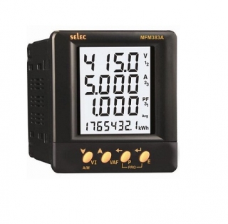 MFM383A-C - Đồng hồ đo: Pf, kWh, kVArh, kVAh, kW & kVAr MFM383A-C - Đồng hồ đo: Pf, kWh, kVArh, kVAh, kW & kVAr
