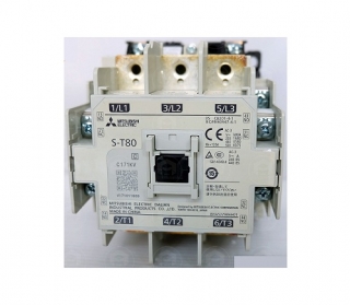 S-T80 AC200V - Contactor 45kW, 80A, 2NO 2NC S-T80 AC200V - Contactor 45kW, 80A, 2NO 2NC